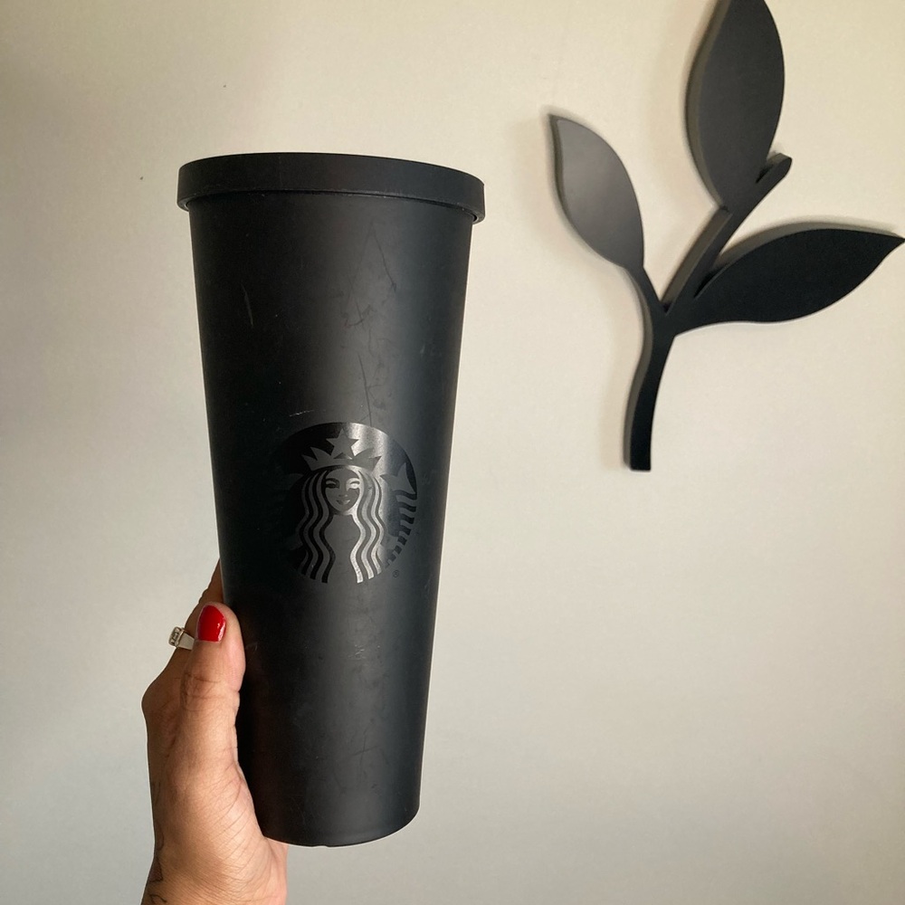Black Starbucks Tumbler With Lid